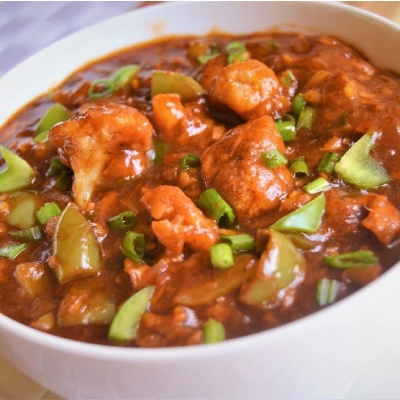 Cauliflower manchurian gravy